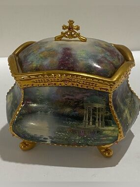 Thomas Kinkade Have Faith Music Prayer Box "You'll Never Walk Alone" #J0758 COA